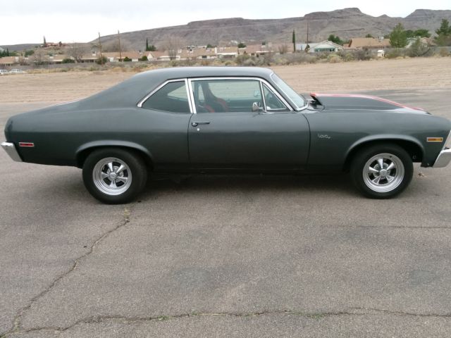 1971 Gray, Orange Chevrolet Nova Sedan
