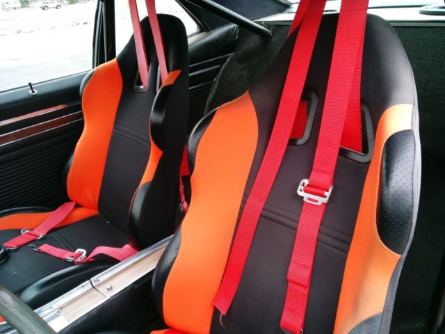 1971 Gray, Orange Chevrolet Nova Sedan