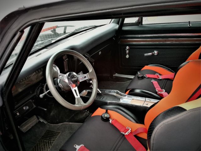 1971 Gray, Orange Chevrolet Nova Sedan