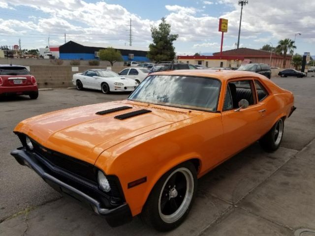 1972 Orange Chevrolet Nova Coupe