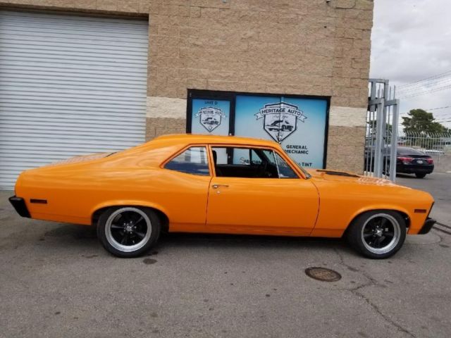 1972 Orange Chevrolet Nova Coupe