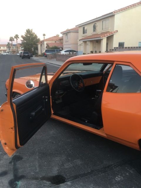 1972 Orange Chevrolet Nova Coupe