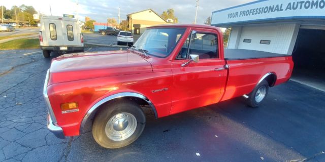 1971 Red Chevrolet C-10