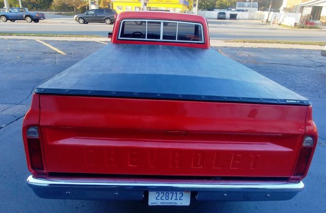 1971 Red Chevrolet C-10