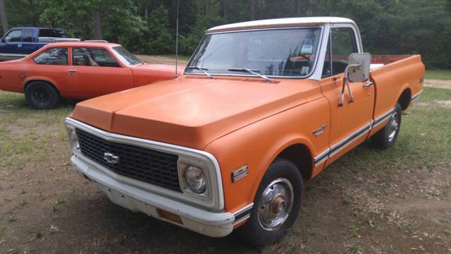 1971 Orange Chevrolet C-10 Standard Cab Pickup