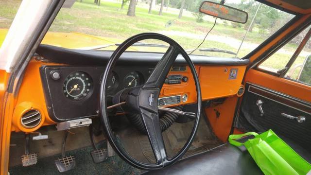 1971 Orange Chevrolet C-10 Standard Cab Pickup