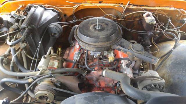 1971 Orange Chevrolet C-10 Standard Cab Pickup