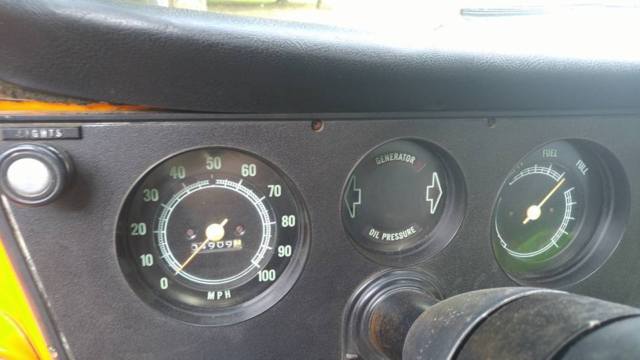 1971 Orange Chevrolet C-10 Standard Cab Pickup