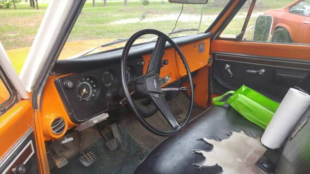 1971 Orange Chevrolet C-10 Standard Cab Pickup