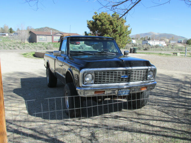 1971 Black Chevrolet C-10 Standard Cab Pickup