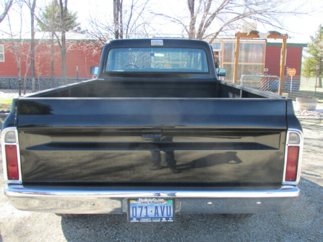 1971 Black Chevrolet C-10 Standard Cab Pickup