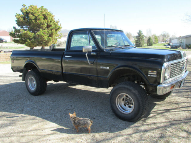 1971 Black Chevrolet C-10 Standard Cab Pickup