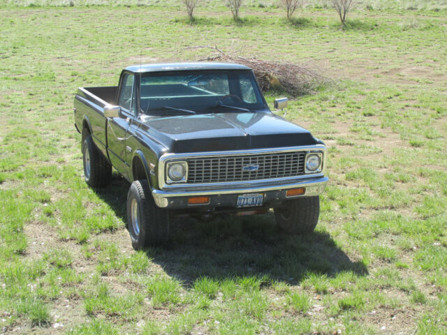 1971 Black Chevrolet C-10 Standard Cab Pickup