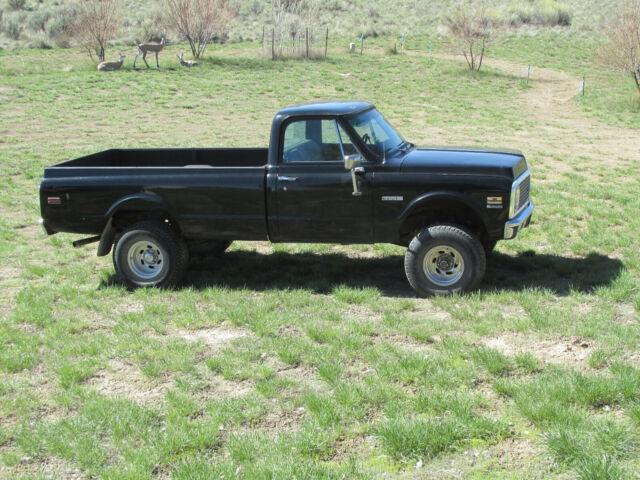 1971 Black Chevrolet C-10 Standard Cab Pickup
