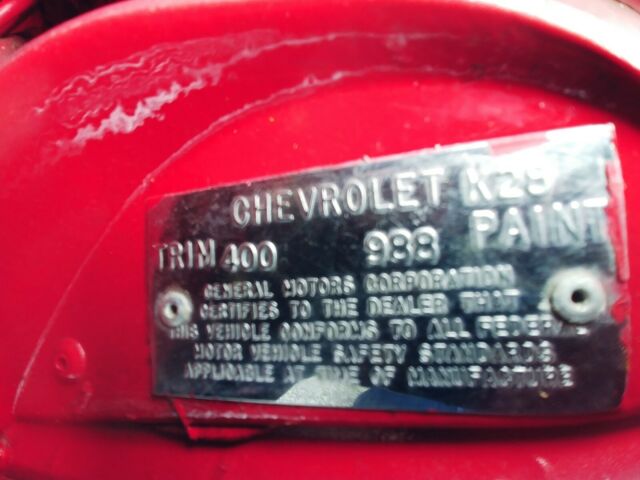 1971 RED Chevrolet Corvette COUPE