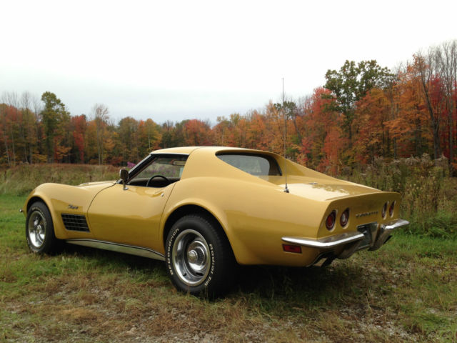 1971 Warbonnet Yellow Chevrolet Corvette Coupe