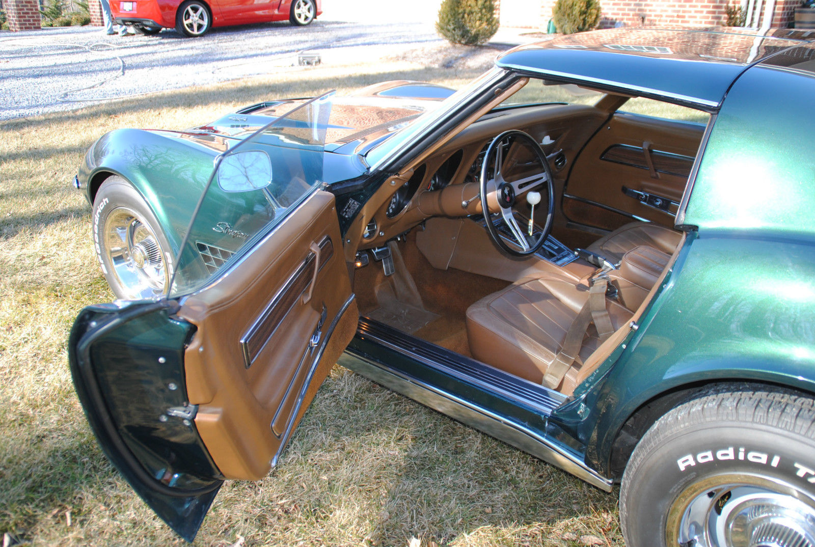 1971 Green Chevrolet Corvette Coupe