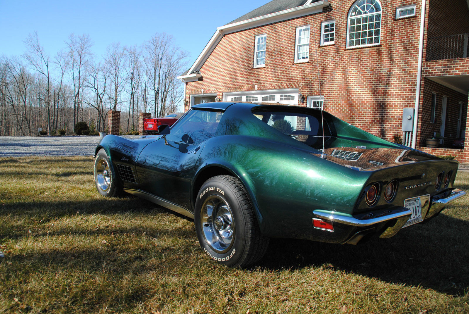 1971 Green Chevrolet Corvette Coupe