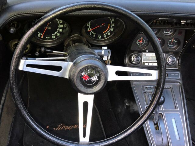 1971 Orange Chevrolet Corvette Coupe