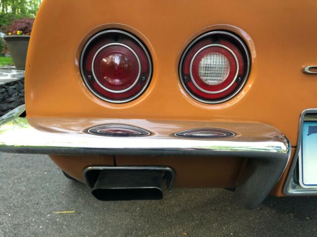 1971 Orange Chevrolet Corvette Coupe