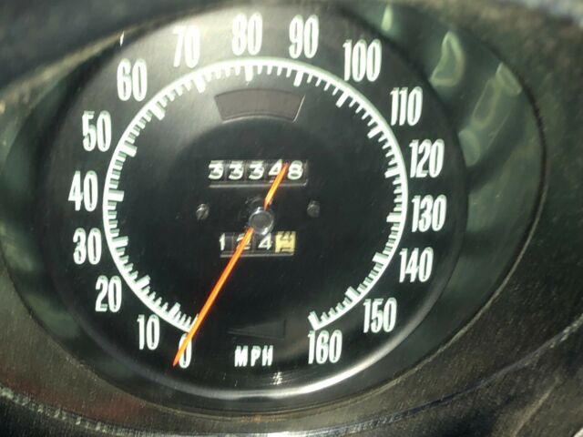 1971 Orange Chevrolet Corvette Coupe