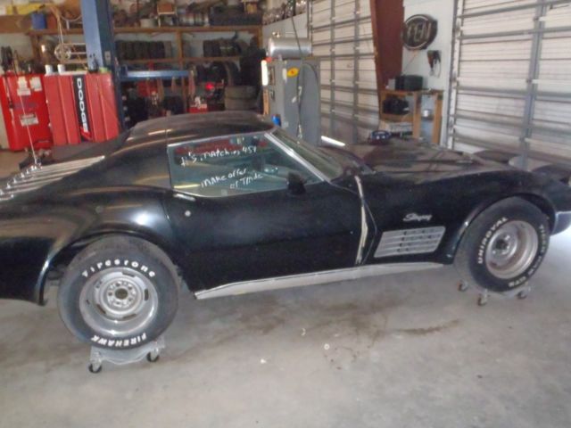 1971 black (branshatch green is OE) Chevrolet Corvette