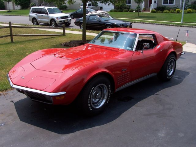 1971 Red Chevrolet Corvette Coupe