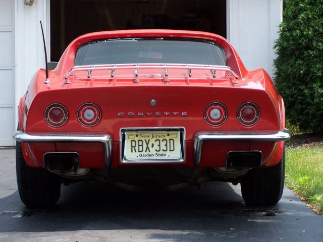 1971 Red Chevrolet Corvette Coupe