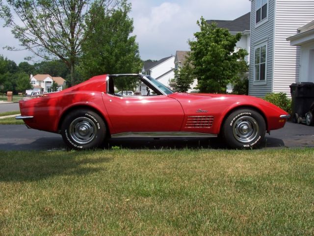 1971 Red Chevrolet Corvette Coupe