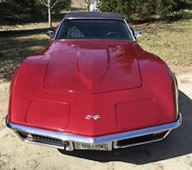 1971 Red Chevrolet Corvette Convertible