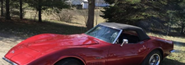 1971 Red Chevrolet Corvette Convertible