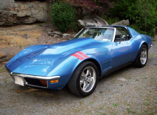 1971 Blue Chevrolet Corvette Coupe