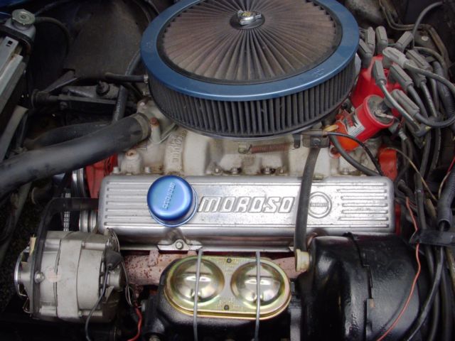 1971 Blue Chevrolet Corvette Coupe