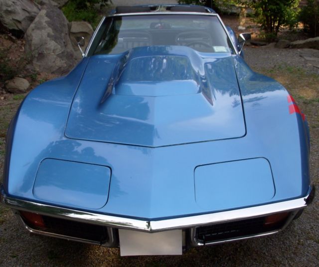 1971 Blue Chevrolet Corvette Coupe