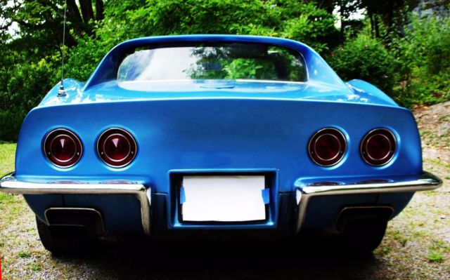 1971 Blue Chevrolet Corvette Coupe