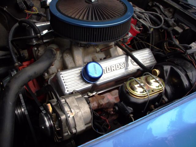 1971 Blue Chevrolet Corvette Coupe