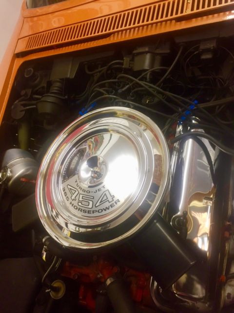 1971 Orange Chevrolet Corvette Coupe