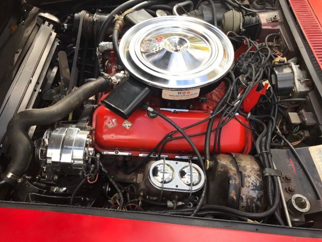 1971 Red Chevrolet Corvette Coupe