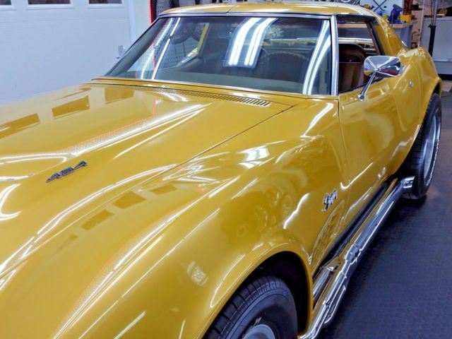 1971 War Bonnet Yellow Chevrolet Corvette Coupe