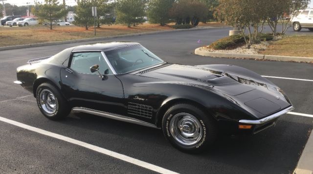 1971 Black Chevrolet Corvette Coupe