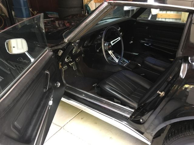 1971 Black Chevrolet Corvette Coupe