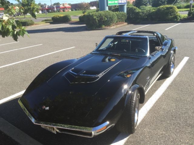 1971 Black Chevrolet Corvette Coupe