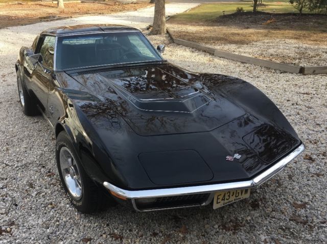 1971 Black Chevrolet Corvette Coupe