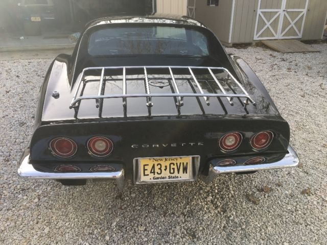 1971 Black Chevrolet Corvette Coupe