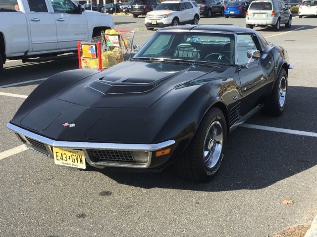 1971 Black Chevrolet Corvette Coupe