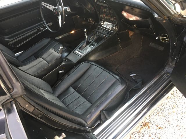 1971 Black Chevrolet Corvette Coupe