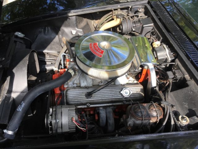 1971 Black Chevrolet Corvette Coupe