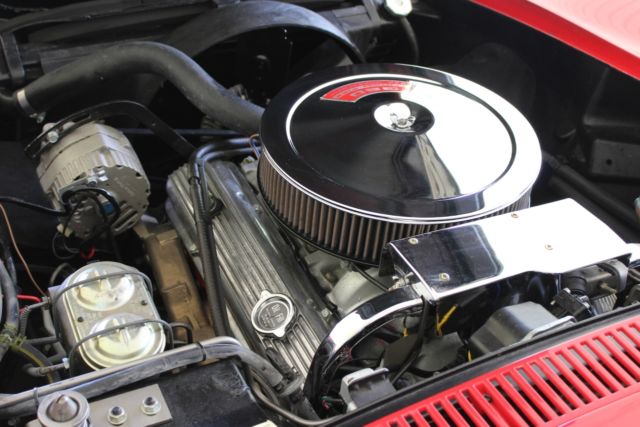 1971 Red Chevrolet Corvette Convertible