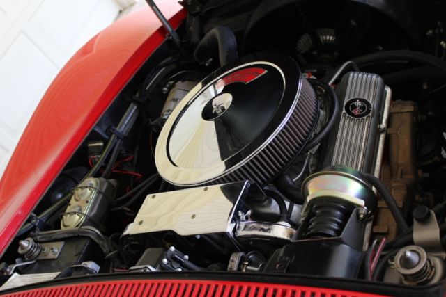 1971 Red Chevrolet Corvette Convertible