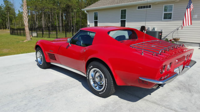 1971 Green Chevrolet Corvette Coupe